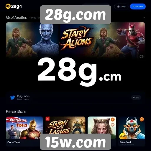 Recursos e funcionalidades do 28g.com apresentados aos usuários